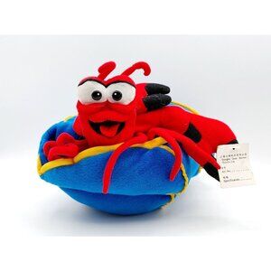 Nanco Pre-Production Sample Red Hermit Crab in Blue Shell 12"